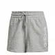 Pantalones Cortos Deportivos para Mujer Adidas Essentials Slim Logo Gris