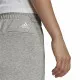 Pantalones Cortos Deportivos para Mujer Adidas Essentials Slim Logo Gris