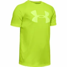 Camiseta de Manga Corta Niño Under Armour Tech Big Logo Amarillo