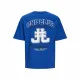 Camiseta de Manga Corta Infantil Jack & Jones Jorcole Back Print Azul oscuro