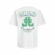 Camiseta de Manga Corta Infantil Jack & Jones Jorcole Back Print Blanco Verde