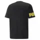 Men’s Short Sleeve T-Shirt Puma Power Summer Black Unisex