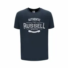 Camiseta de Manga Corta Hombre Russell Athletic Ara Azul oscuro