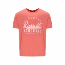 Camiseta de Manga Corta Russell Athletic Amt A30211 Coral Hombre