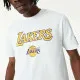 Camiseta de baloncesto New Era NBA LA Lakers Blanco