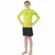 Camiseta de Manga Corta Infantil Rip Curl Corps L/S Rash Vest  Amarillo Surf Licra