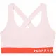 Sports Bra Under Armour Mid Crossback Pink
