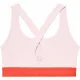 Sports Bra Under Armour Mid Crossback Pink