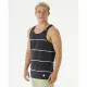 Men's Sleeveless T-shirt Rip Curl Swc Rails Tank Black
