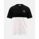 Camiseta de Manga Corta Hombre Kappa Edwin CKD Blanco Negro