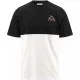 Camiseta de Manga Corta Hombre Kappa Edwin CKD Blanco Negro