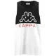 Camiseta para Hombre sin Mangas Kappa Eric CKD Blanco Negro