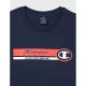 Camiseta de Manga Corta Hombre Champion Crewneck Azul