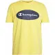 Camiseta de Manga Corta Hombre Champion Crewneck Amarillo