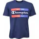 Men’s Short Sleeve T-Shirt Champion Crewneck Blue