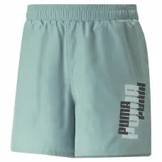 Men's Sports Shorts Puma Ess+ Logo Power Aquamarine