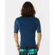 Men’s Short Sleeve T-Shirt Rip Curl Waves Navy Blue