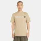 Men’s Short Sleeve T-Shirt Timberland Kennebec River Linear Logo Light brown