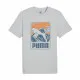 Camiseta de Manga Corta Hombre Puma GRAPHICS Mountain Gris