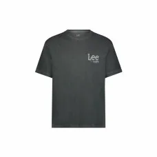 Camiseta de Manga Corta Hombre Lee Loose Logo Negro