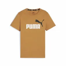 Child's Short Sleeve T-Shirt Puma Essentials+ Golden