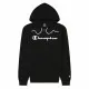 Sudadera con Capucha Hombre Champion Hooded Full Zip Negro