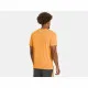 Camiseta de Manga Corta Hombre Under Armour Launch Naranja Oscuro