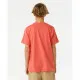 Men’s Short Sleeve T-Shirt Rip Curl Lost Island Orange