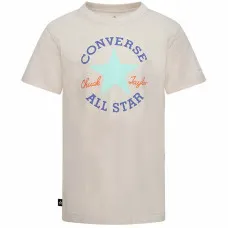 Child's Short Sleeve T-Shirt Converse Core Sse Salmon
