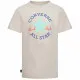 Camiseta de Manga Corta Infantil Converse Core Sse Salmón