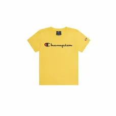 Camiseta de Manga Corta Infantil Champion Crewneck Amarillo