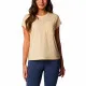 Camiseta de Manga Corta Mujer Columbia Trek™  Dorado