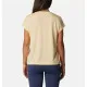 Camiseta de Manga Corta Mujer Columbia Trek™  Dorado