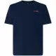 Short-sleeve Sports T-shirt Oakley Fingerprint B1B  Blue