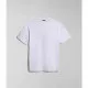 Camiseta Deportiva de Manga Corta Napapijri S-Bollo Ss 1  Blanco