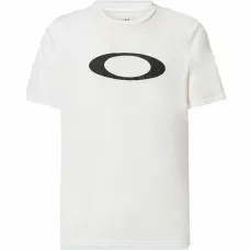 Men’s Short Sleeve T-Shirt Oakley O-Bold Ellipse White