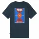Men’s Short Sleeve T-Shirt Puma Bppo-000745 Dark blue