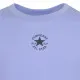 Camiseta de Manga Corta Infantil Converse Chuck Patch Boxy Violeta