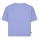 Camiseta de Manga Corta Infantil Converse Chuck Patch Boxy Violeta