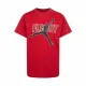 Camiseta de Manga Corta Infantil Nike Jordan Jdb Reflective Flight Rojo
