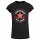 Camiseta de Manga Corta Infantil Converse Timeless Chick Patch Negro