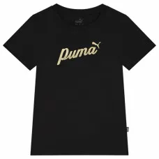 Camiseta de Manga Corta Infantil Puma Ess+ Script Metallic G