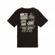 Camiseta de Manga Corta Infantil Puma Essenntials+ Mid 90S Graphic Negro