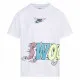 Camiseta de Manga Corta Infantil Nike KT-S/S Knit Blanco