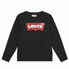 Camiseta de Manga Corta Infantil Levi's L/S Batwing Negro