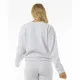 Sudadera sin Capucha Mujer Rip Curl High Tide Surf Crew Gris