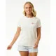 Camiseta de Manga Corta Mujer Rip Curl Wild Bloom Blanco
