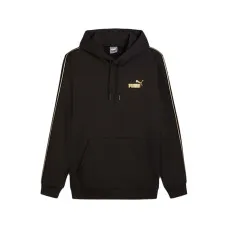 Sudadera con Capucha Hombre Puma Ess Tape Minimal Gold Fl Negro