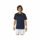 Men’s Short Sleeve Polo Shirt Asics Court Navy Blue