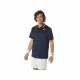 Men’s Short Sleeve Polo Shirt Asics Court Navy Blue